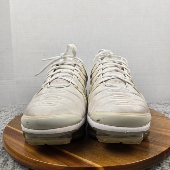 Nike Mens 12 Air Vapormax Plus White Athletic Daily Casual Sneaker 924453-100 - Picture 4 of 12
